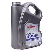 Олива моторна ТЕМОЛ Сlassic 15W-40 SF / CD 5л 15W-40 TEMOL Classic 5L.