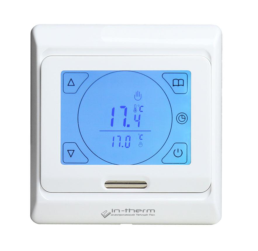 Сенсорний програмований терморегулятор IN-THERM E91.716 Білий