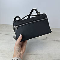 Шкіряна міні сумка сундук С72-КТ-4229 Чорна