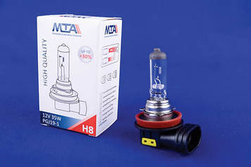 Лампа автомобільна H8 12 V 35 W PGJ19-1 (протитуманна) MTA