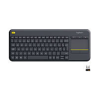 Клавиатура Logitech K400 Plus Touch Wireless UA Black (920-007145) - Вища Якість та Гарантія!