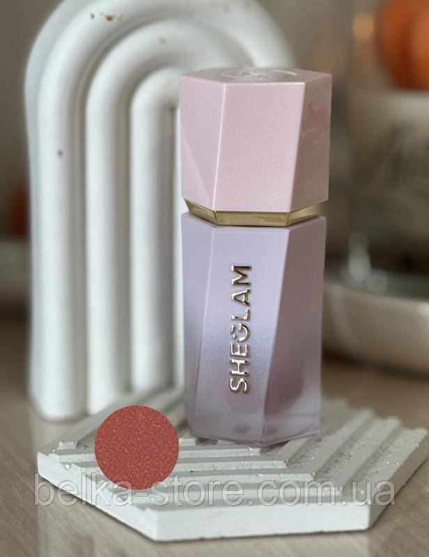 Рідкі матові румʼяна SHEGLAM Color Bloom Liquid Blush Risky Business, фото 1