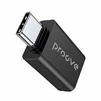 Переходник OTG Proove Extension USB to Type-C black