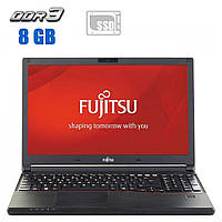 Ноутбук Fujitsu Lifebook E554 / 15.6" (1366x768) TN / Intel Core i3-4100M (2 (4) ядра по 2.5 G | всё для