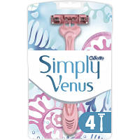 Бритва Gillette Simply Venus 3 4 шт. (7702018465675/8700216143608) - Вища Якість та Гарантія!