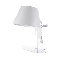 Настільна лампа в сучасному стилі з абажуром Brille 60 W BL-314 Білий NC, код: 7271201