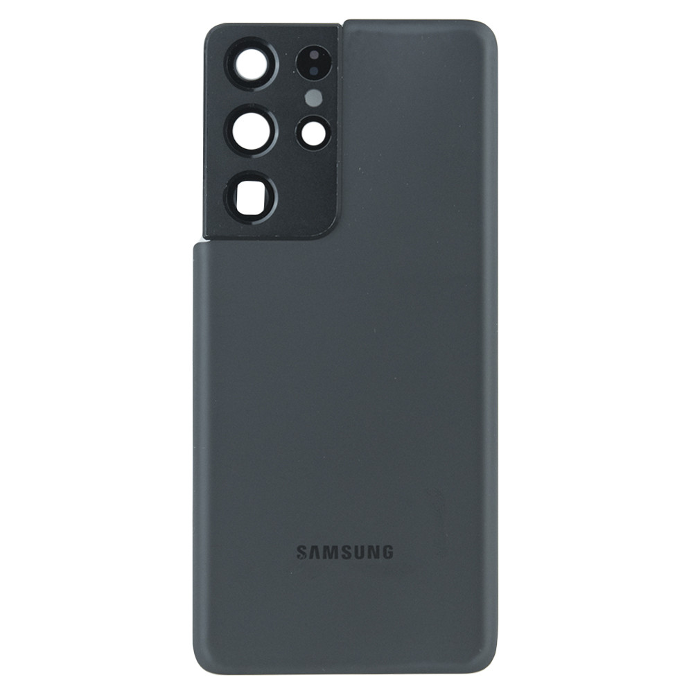 Задня частина корпусу Samsung Galaxy S21 Ultra SM-G998 Phantom Black (з склом камери)