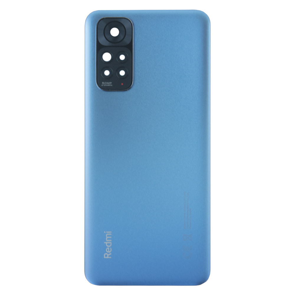 Задня частина корпусу Xiaomi Redmi Note 11 / Redmi Note 11S Twilight Blue (з склом камери)