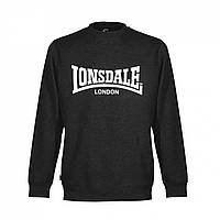 Толстовка Lonsdale Essential Crew Black Доставка від 14 днів - Оригинал