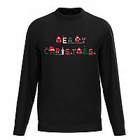 Толстовка Plain Lazy Merry Christmas Typography Black Доставка від 14 днів - Оригинал