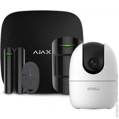 Комплект бездротової сигналізації Ajax StarterKit black + Wi-Fi камера 2MP-A22EP