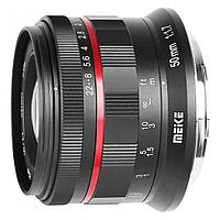 Об'єктив MEIKE 50mm F/1.7 MC MK-50 для Sony E-Mount повний кадр, ручний фокус, фото 3