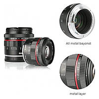 Об'єктив MEIKE 50mm F/1.7 MC MK-50 для Sony E-Mount повний кадр, ручний фокус, фото 6