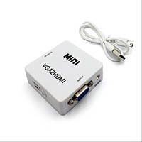 Конвертер VGA - HDMI HD с аудио и доп. питанием