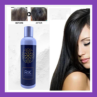Шампунь для сивого волосся дієва боротьба з сивиною Rik Hair Dye