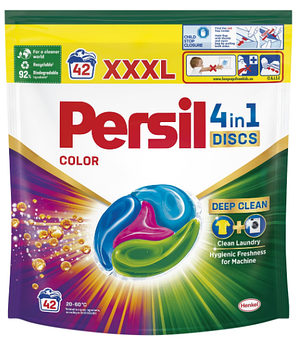 Капсули для прання колор Persil Discs 4 в 1 42 шт