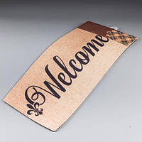 Придверний коврик на повсті з гумовою основою 56 х 26 см 007WO