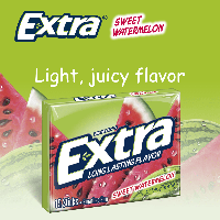 Жувальна гумка EXTRA Sweet Watermelon без цукру, 15 шт