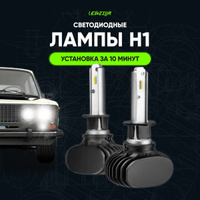 Светодиодные лампы Optimal-L LED H1 12V-24V S1 6500K 4000L 18W 360° радиатор