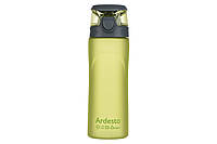 Спортивная бутылка для воды Ardesto с удобной крышкой 600мл Зеленый (AR2205PG)