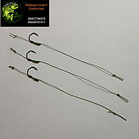 Повідець на карпа гачок «Carp Spirit V-Curve» № 6