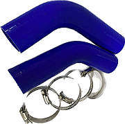 TP.1351 Патрубок радіатора МТЗ(компл.2шт.силіконові)(TEMPEST)