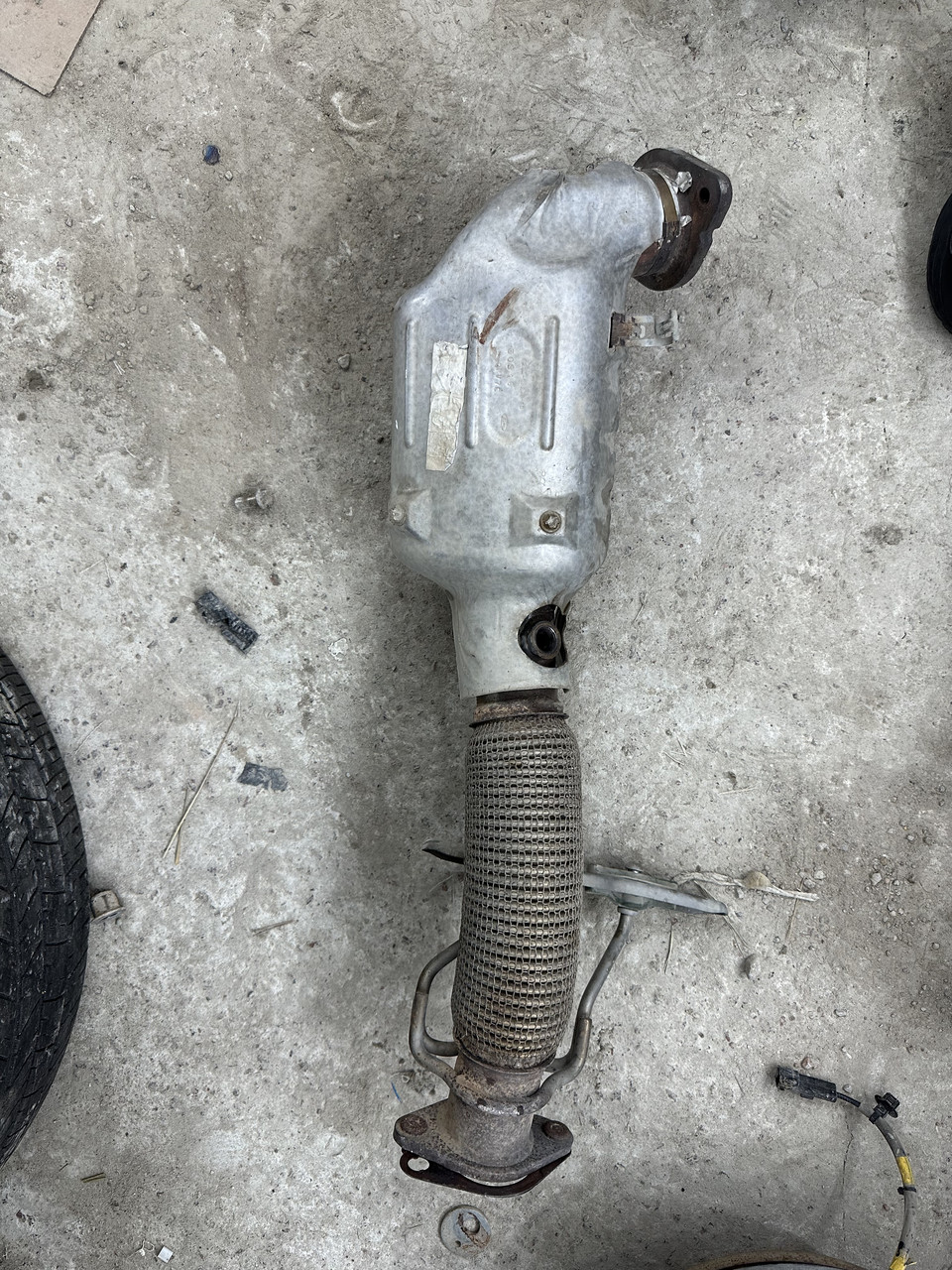 MK2 Приймальна труба з каталізатором Ford Edge 2.0Т FWD 2015-2018 дорест б/у оригінал, фото 1