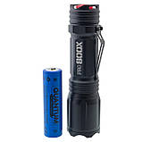 Ліхтар ручний тактичний PRO 800X 10W LED zoom, box, фото 3