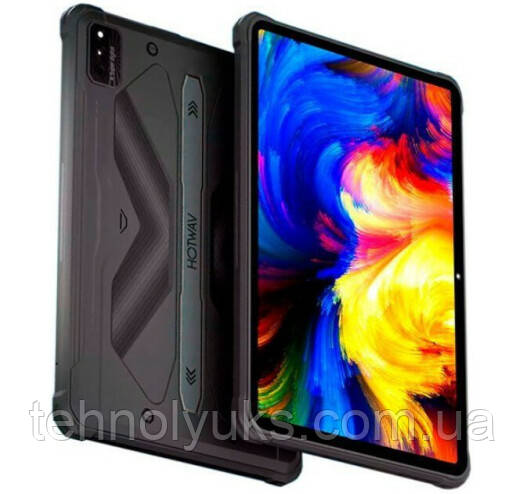 Планшет HOTWAV Tab R6 Pro 8/128GB Black/Grey, 2Sim, 16/16Мп, IPS 10,1", 15600mah, Helio P60, фото 1