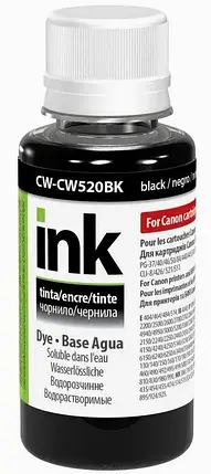 Картридж Canon PG-40 Black (0615B025) + Чорнило Colorway CW520BK01 Black 100мл, фото 4