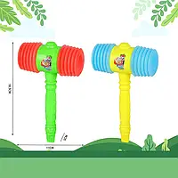 Молоточок F 168 (600/2) 2 кольори, пискавка, свисток, у сітці