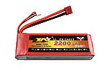 Акумулятор літій-полімерний 2200 mAh 7.4 V 2030105 високотоковий 25C для квадрокоптерів, автомобілів, дронів