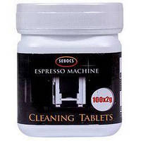 Таблетки для видалення кавового жиру (100 шт.x2g) для кавомашин Sebocs Perry