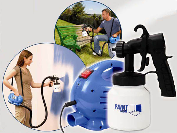 Фарборозпилювач електричний Paint Zoom — інструмент для фарбування