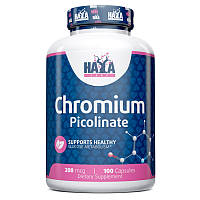 Витамины и минералы Haya Labs Chromium Picolinate 200 mg, 100 капсул