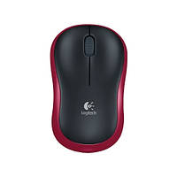 Мышка Logitech Wireless Mouse M185 Red (L910-002240)