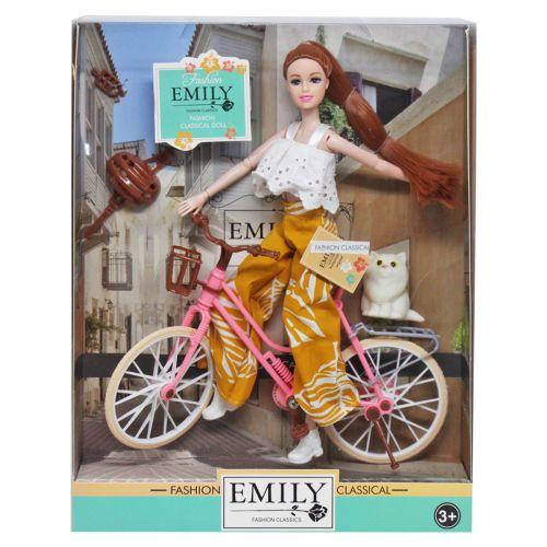 Кукла "Emily" на велосипеде с питомцем [tsi223551-ТCІ] (ID#2001867931 ...