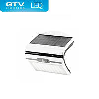 Прожектор светодиодный GTV RAMOS LED 50W 300Lm 6400K IP44 Белый на солнечной панели,с датчиком движения