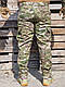 Бойові утеплені штани Soft Shell multicam (Туреччина), фото 3