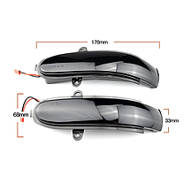 LED динамічний сигнал повороту у дзеркало Mercedes-Benz (Мерседес) C-Class W203/S203, CLC-Class CL203 (2000-2008), фото 4