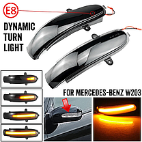 LED динамічний сигнал повороту у дзеркало Mercedes-Benz (Мерседес) C-Class W203/S203, CLC-Class CL203 (2000-2008), фото 5