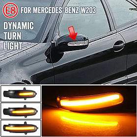 LED динамічний сигнал повороту у дзеркало Mercedes-Benz (Мерседес) C-Class W203/S203, CLC-Class CL203 (2000-2008)