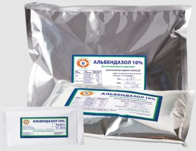 Альбендазол 10% 0,5 кг - фото 1 - id-p2000509891
