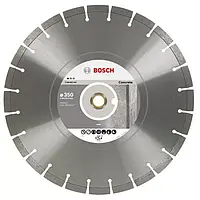 Круг алмазный отрезной бетон Bosch PF Concrete 350х20/25 4