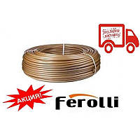 Труба для теплого пола FEROLLI 16x2 Pex-A с кислородным барьером (Италия) 400 метров