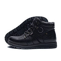 Чоловічі шкіряні зимові черевики Kristan City Traffic Black