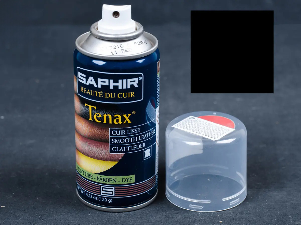 Аерозольний барвник Saphir Tenax Spray чорний 150 мл, фото 1