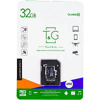 Карта пам'яті T&G microSDHC (UHS-3) 32 GB class 10 (з адаптером)