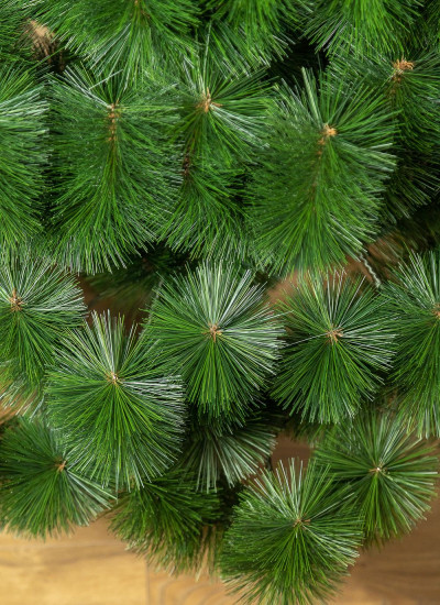 Новогодняя искусственная елка 2.2 метра Микс, классическая сосна искусственная натуральная зеленая 220 см - фото 7 - id-p1998858774