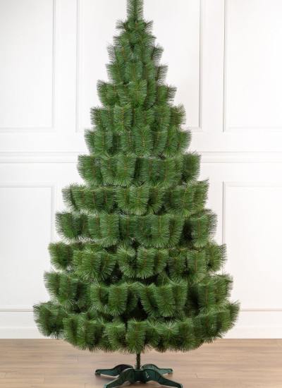 Новогодняя искусственная елка 2.5 метра Микс, классическая сосна искусственная натуральная зеленая 250 см - фото 2 - id-p1998880731
